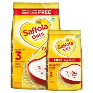 Saffola Oats 900gm + 300 Gm Free