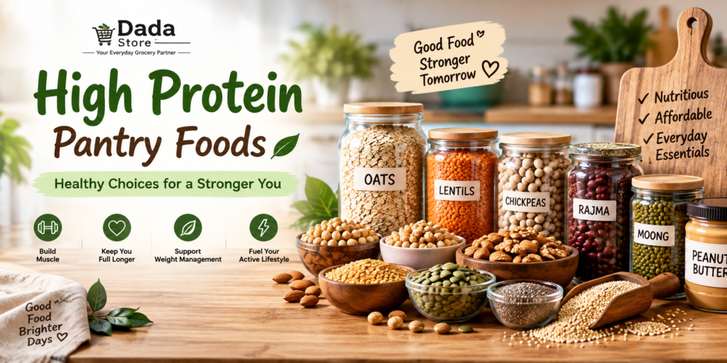high protein pantry foods