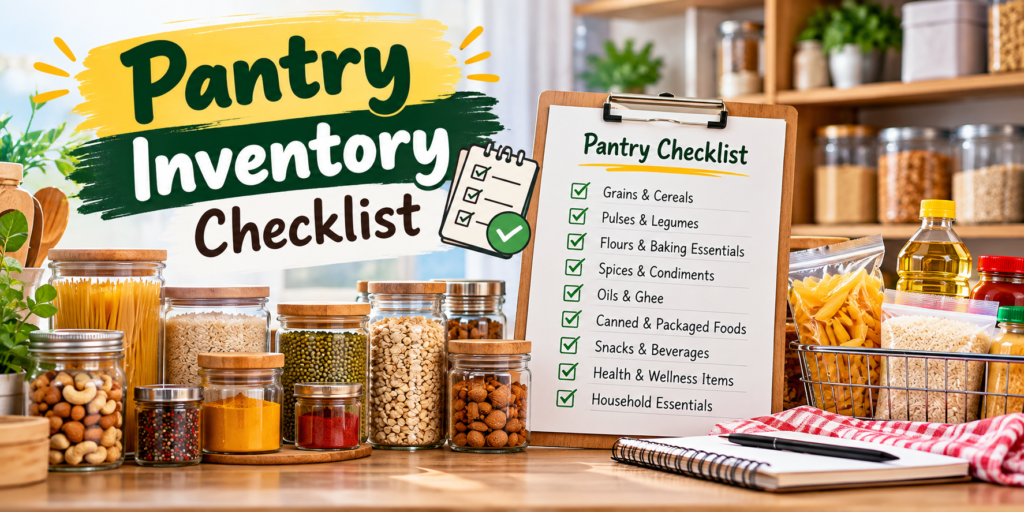 pantry inventory checklist