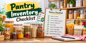 pantry inventory checklist