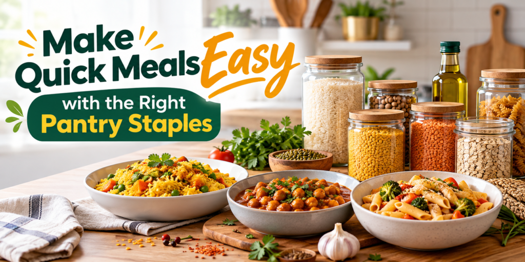 pantry staples for quick meals